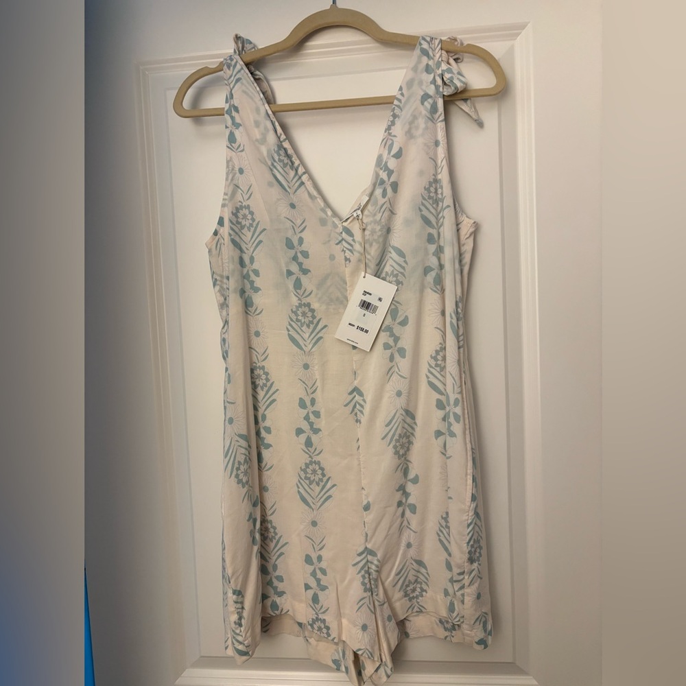 NWT Splendid Floral Print Sleeveless Romper in size small